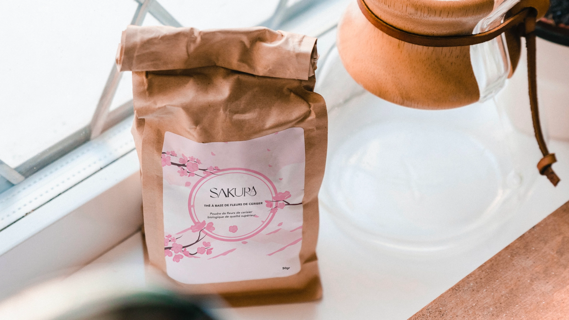 Packaging du thé Sakura