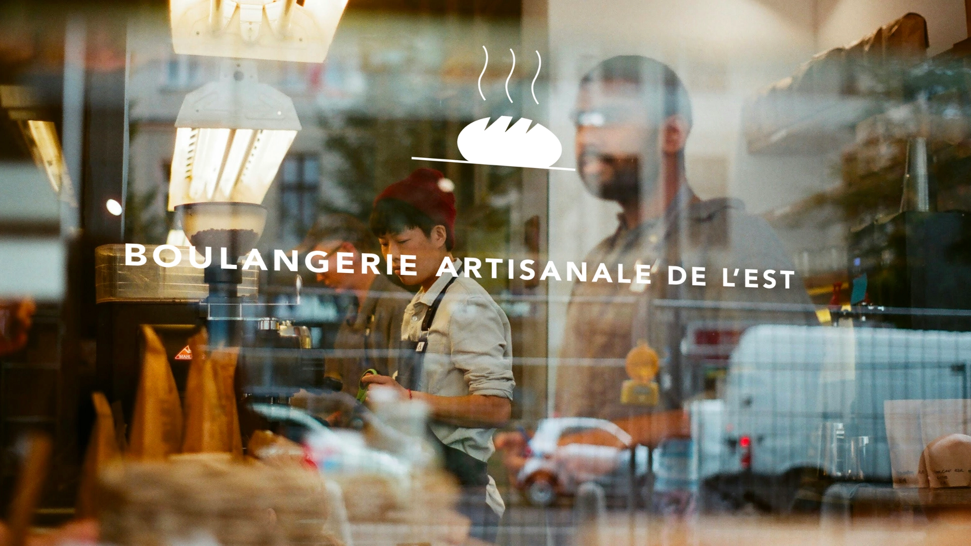 Signalétique d'une boulangerie de l'est