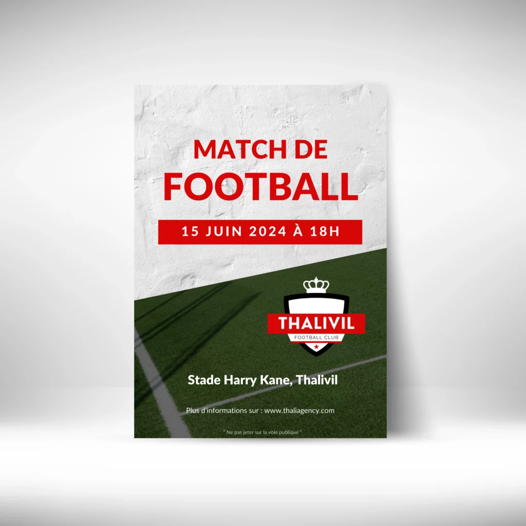 Flyer du club de foot ThaliVil