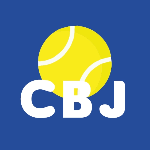 Logo linéaire du club de tennis les champions de la balle jaune