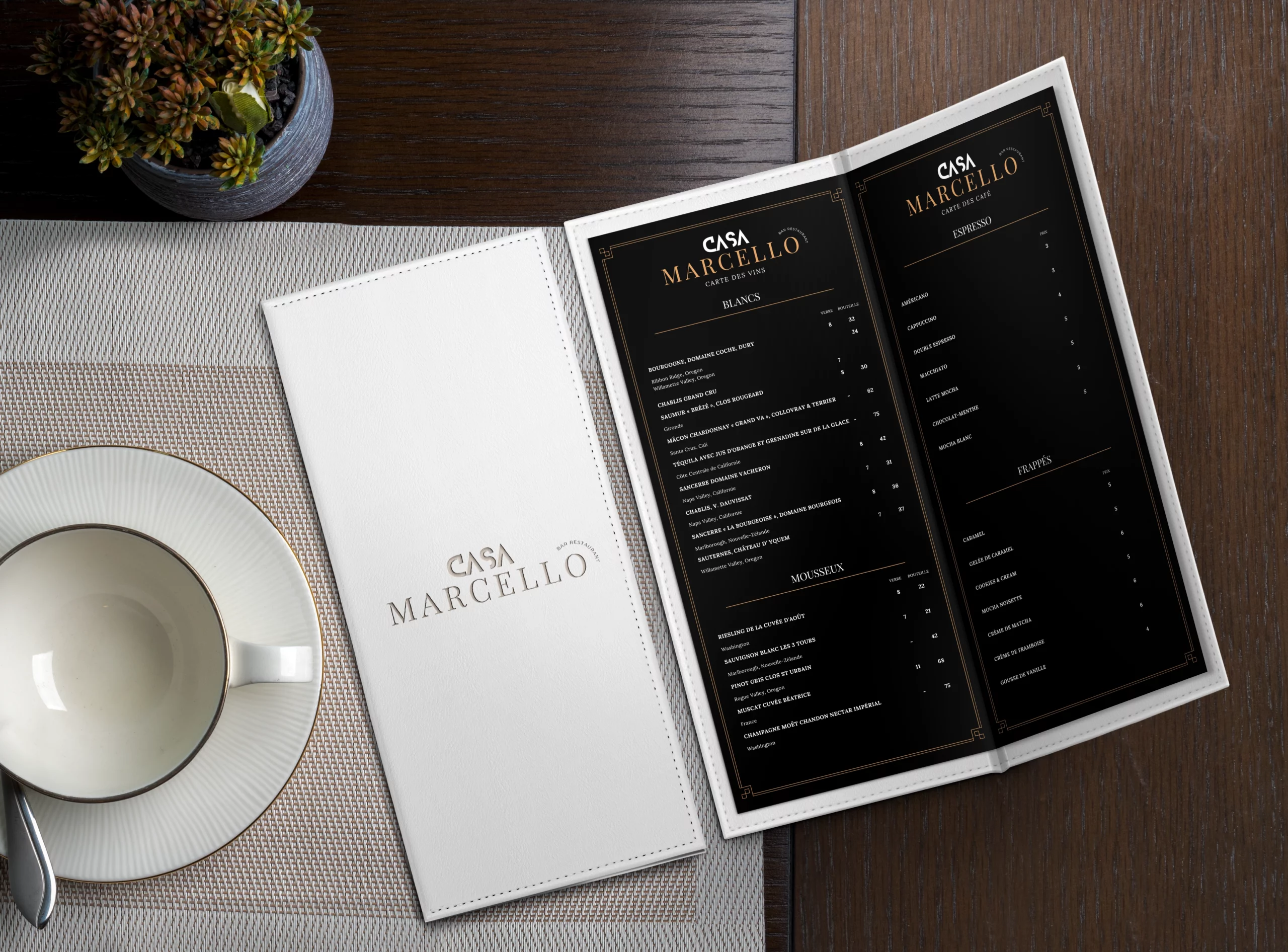 Menu du restaurant Case Marcello